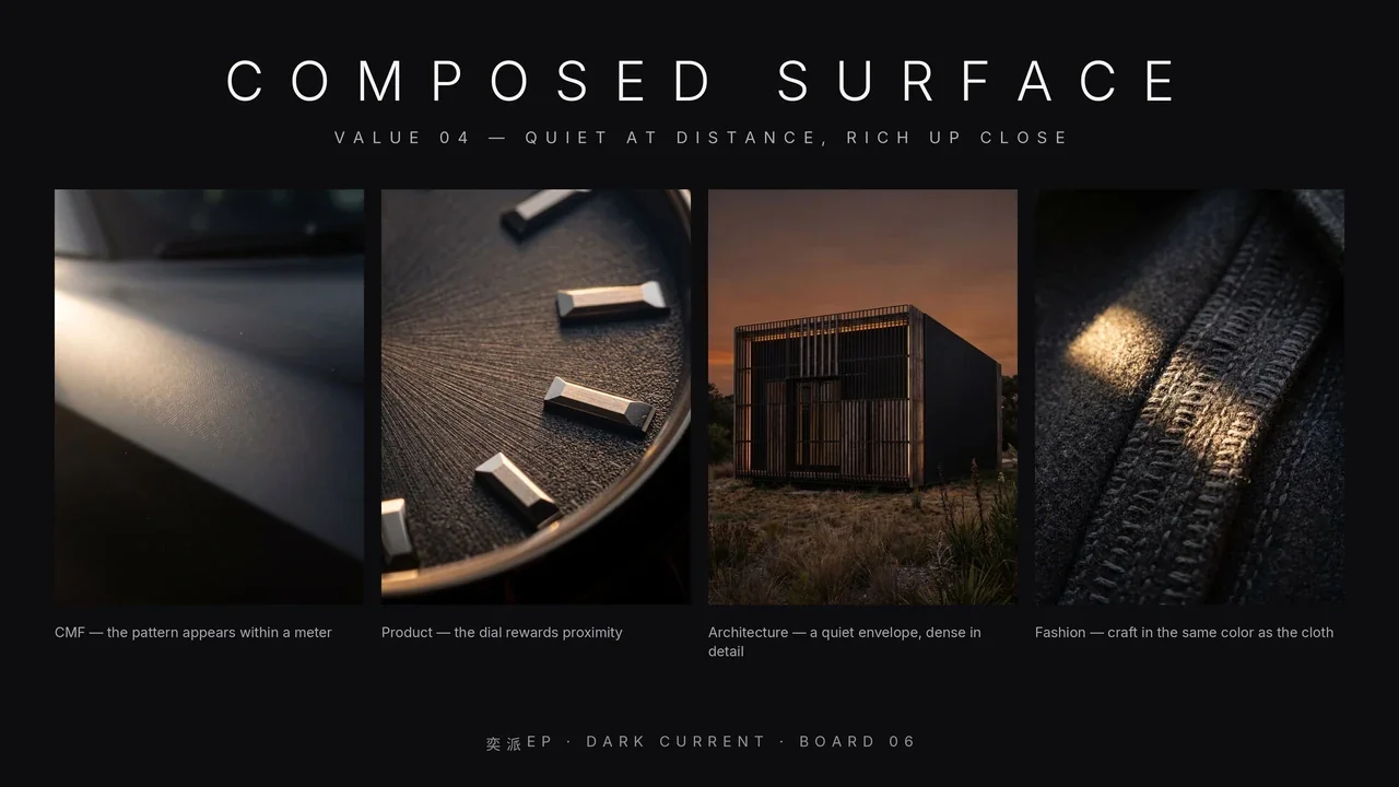 Dark Current presentation, slide 9: Composed Surface