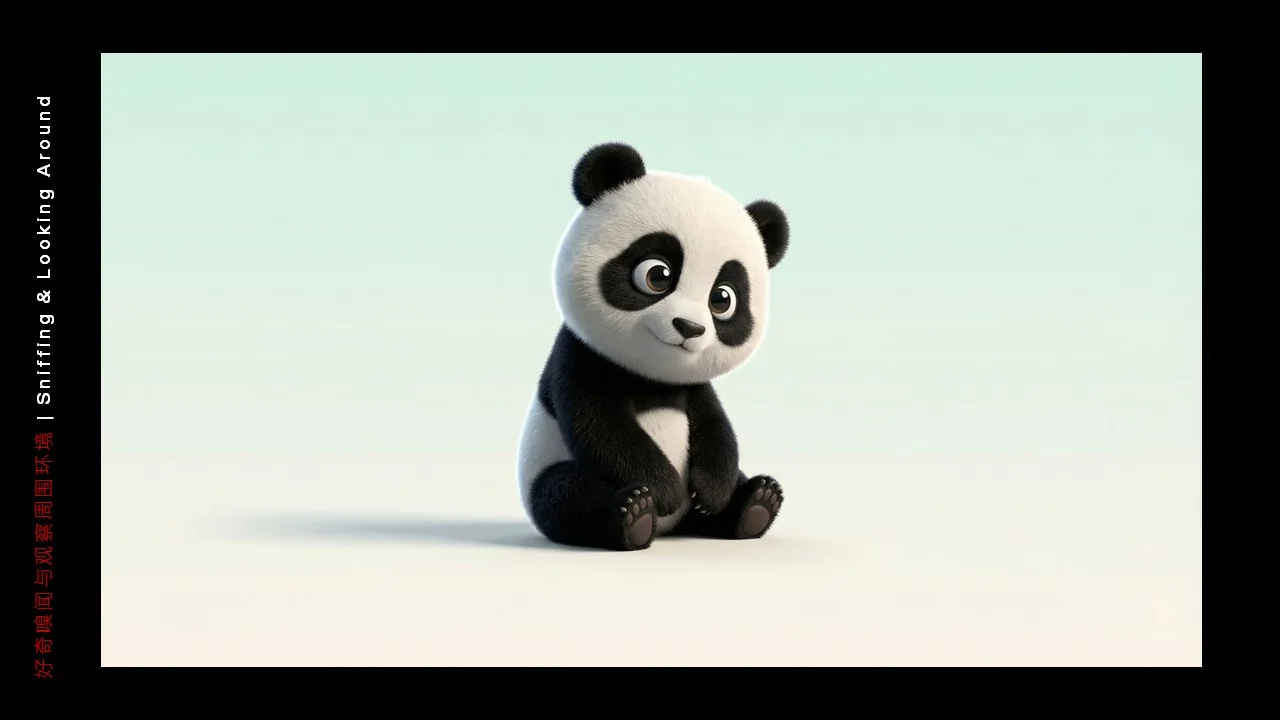 Dongfeng/Huawei · Panda — Panda — Seated attentive pose
