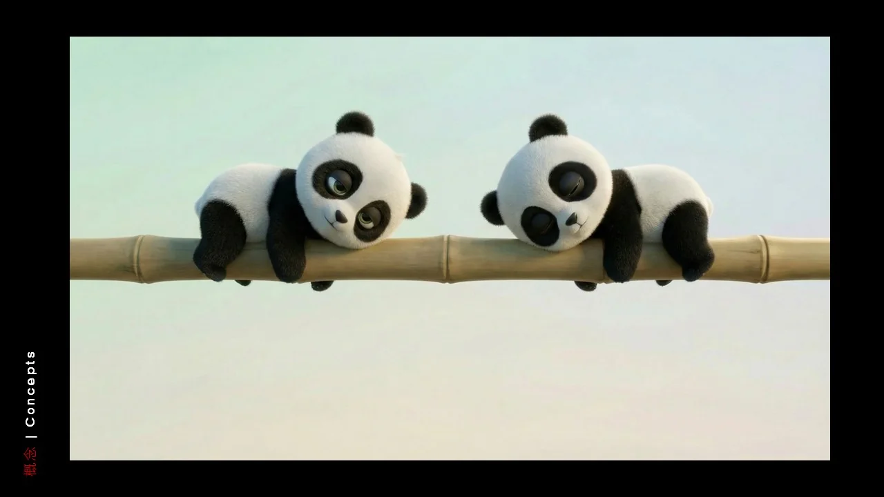Dongfeng/Huawei · Panda — Panda — Bamboo perch — front camera view