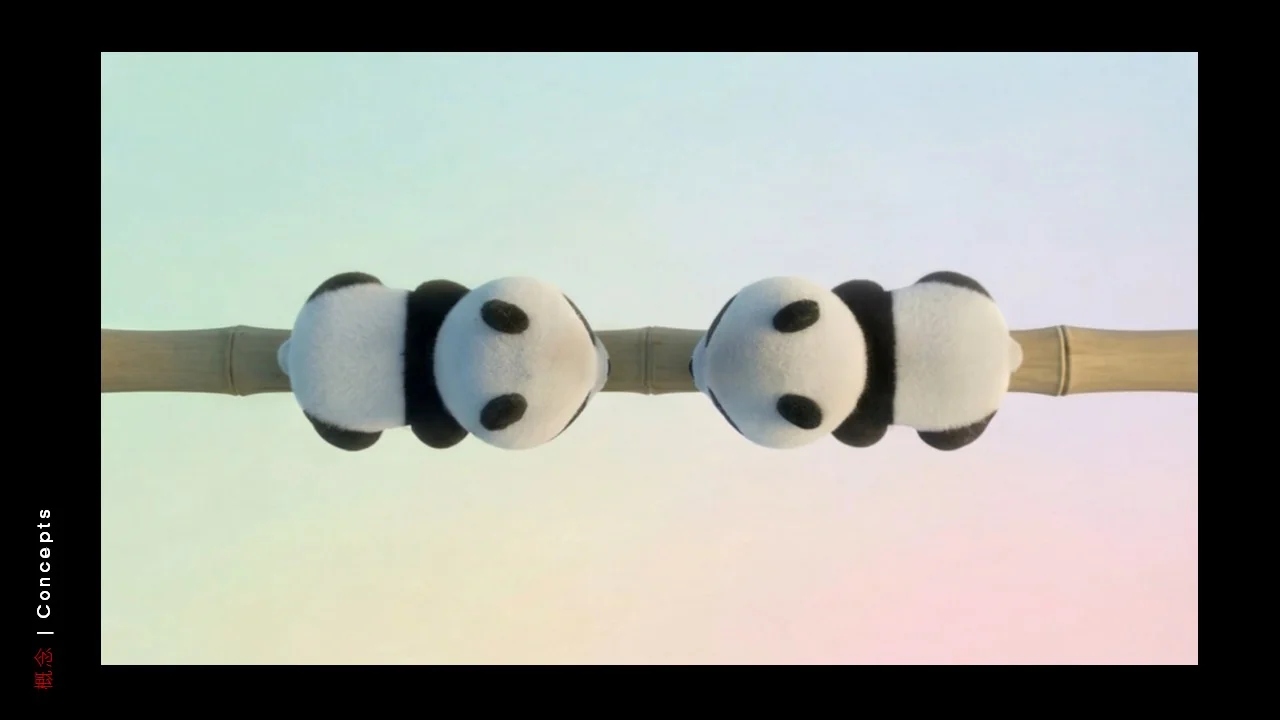 Dongfeng/Huawei · Panda — Panda — Bamboo perch — overhead variation