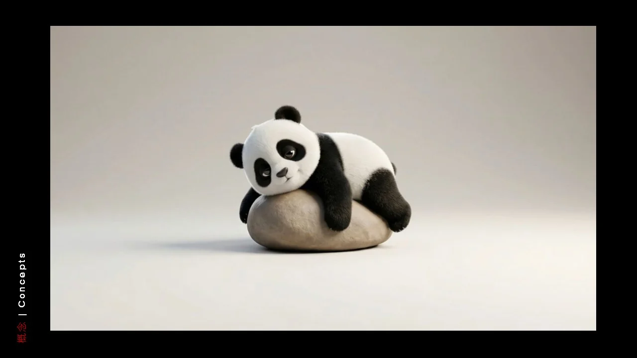 Dongfeng/Huawei · Panda — Panda — Seated embrace — pose variation