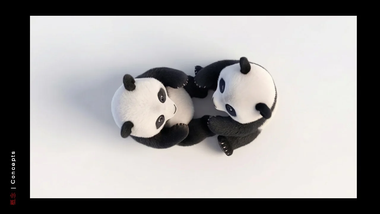 Dongfeng/Huawei · Panda — Panda — Paired play — overhead view