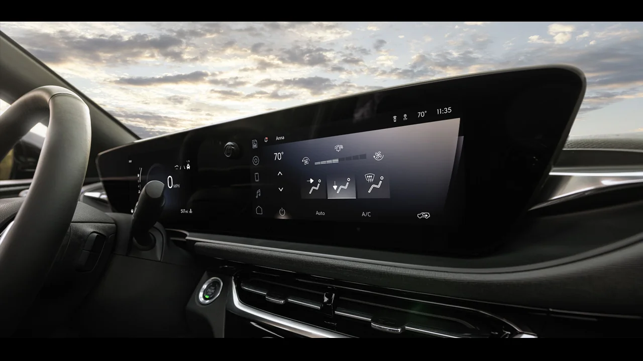 Buick — panoramic display