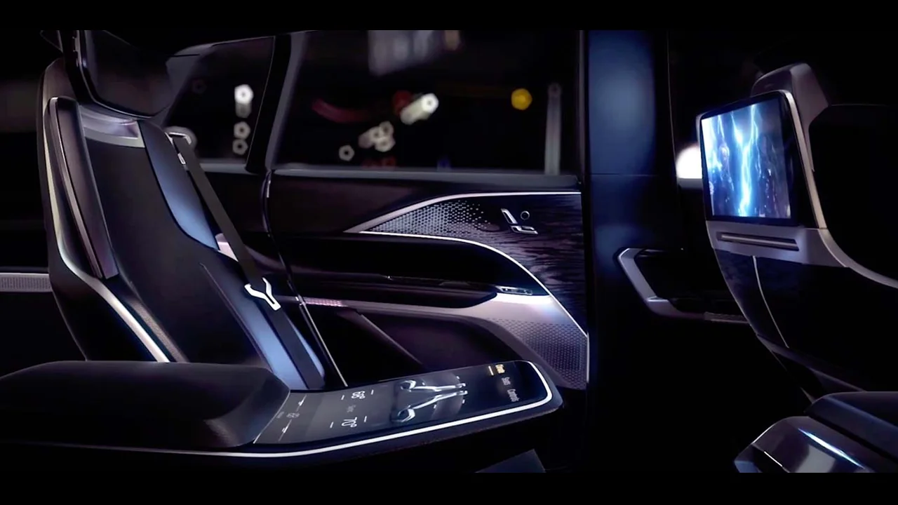 Cadillac Lyriq — interior lighting visualization