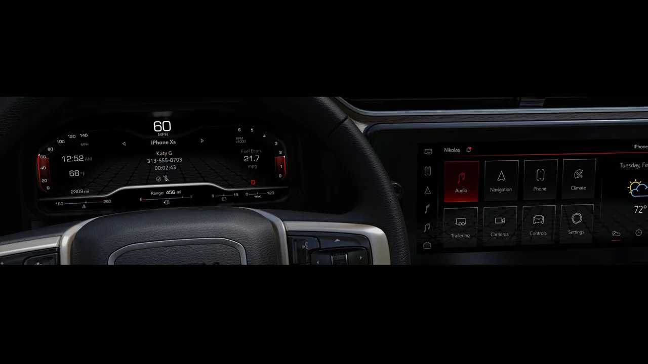 GMC — cluster in the cockpit