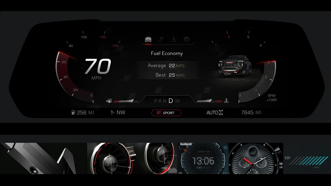 GMC — vehicle visualization and design references