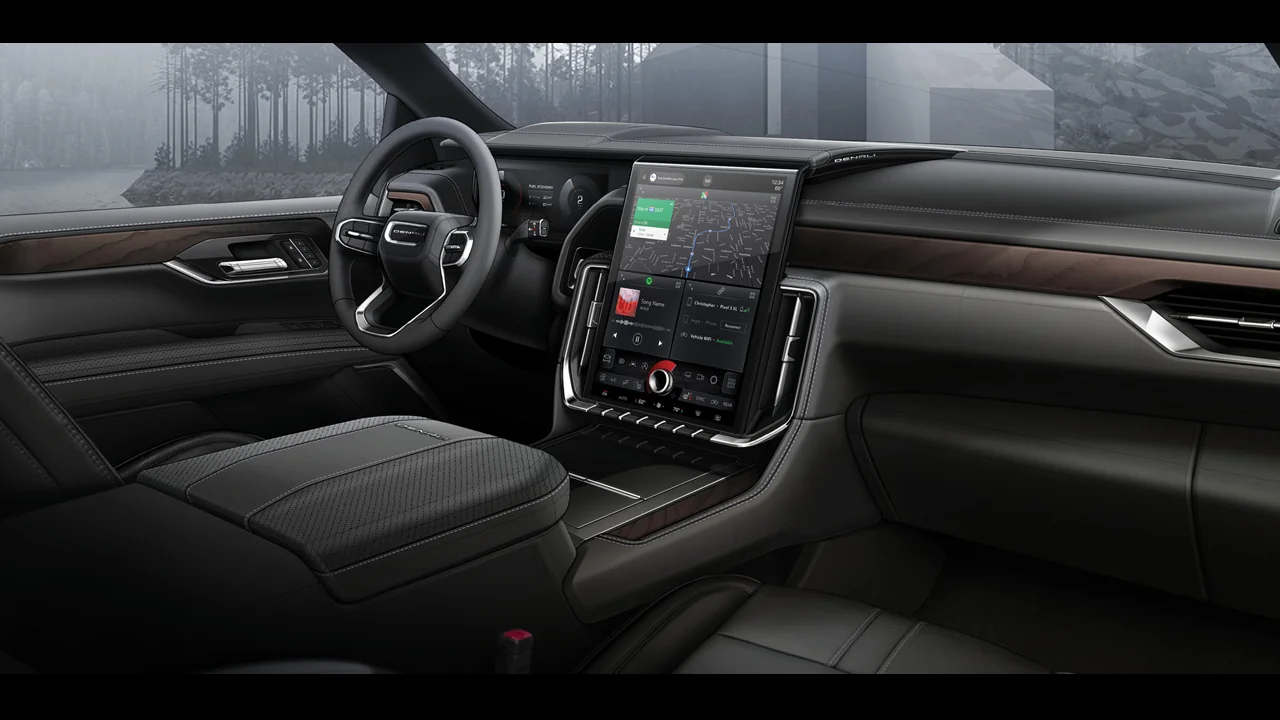 GMC — cockpit concept, driver view