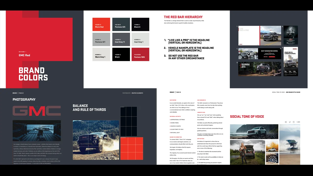 GMC — color and brand guidelines