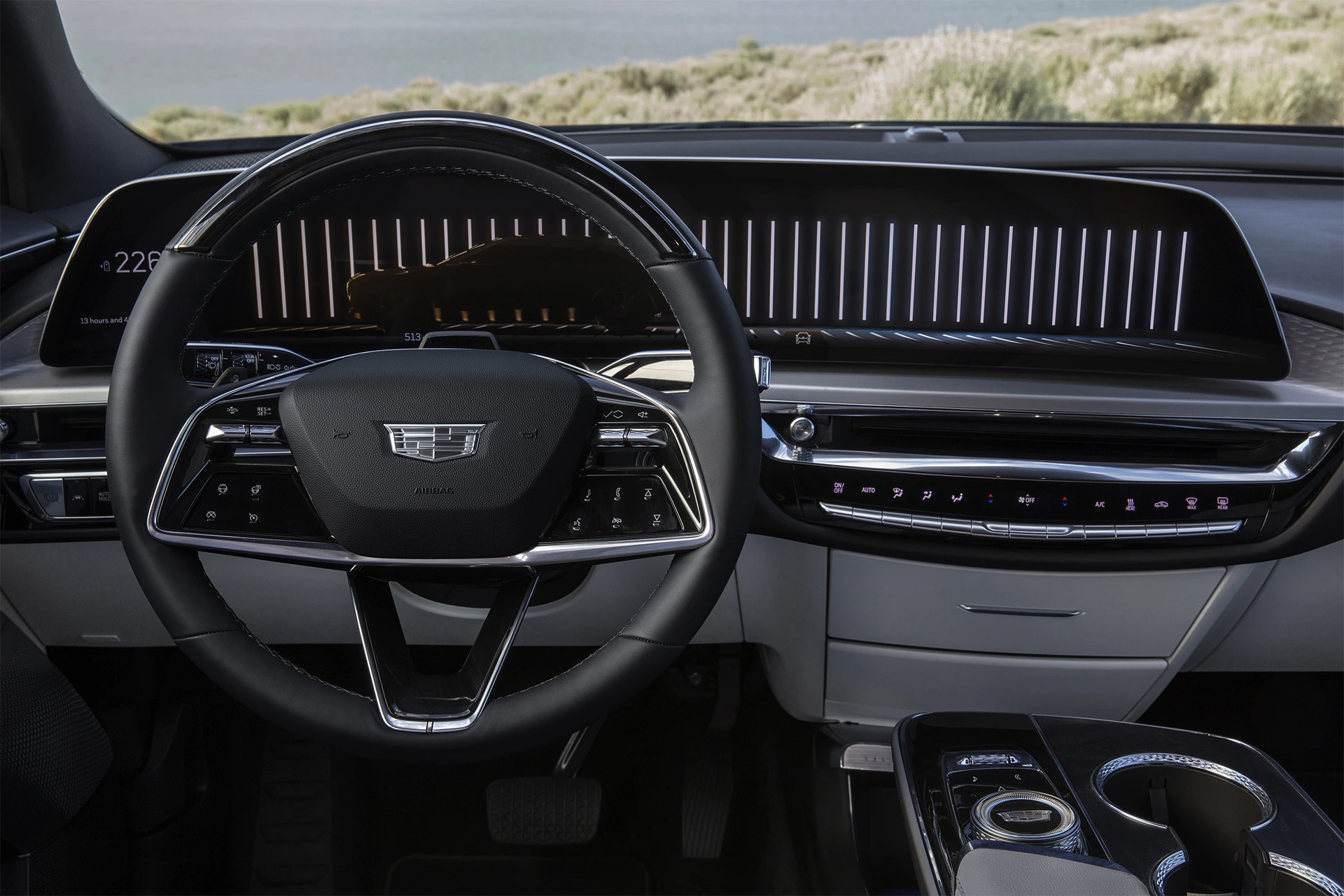 Cadillac Lyriq cockpit and digital display