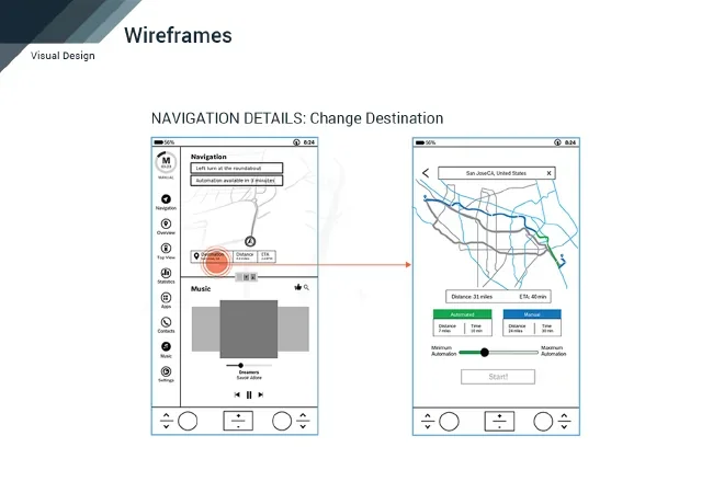 Highway Pilot / Wireframes — 02