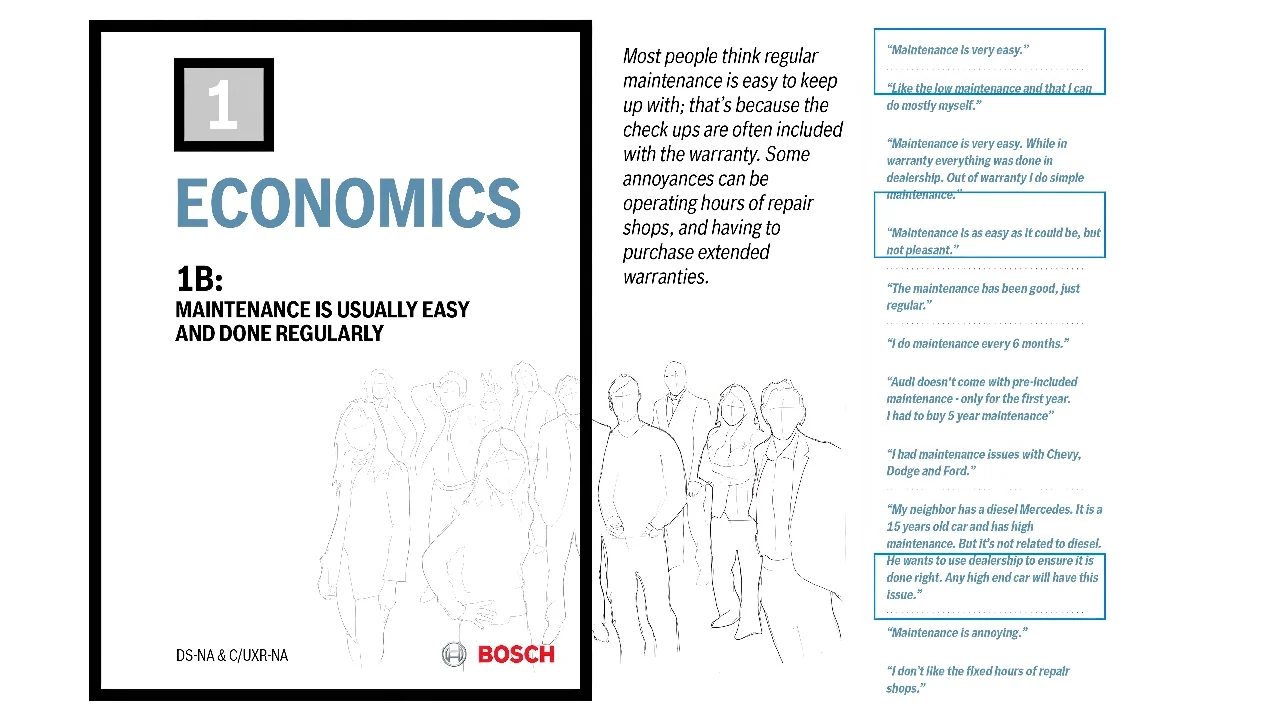 Economics — maintenance perceptions