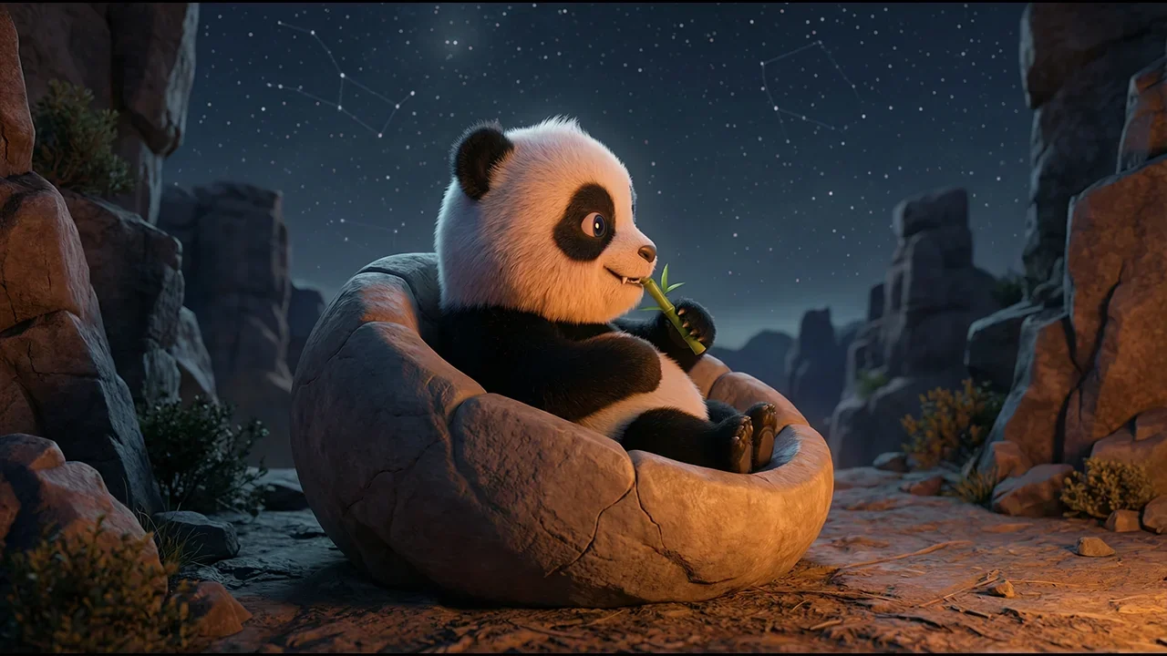 M8 — Panda — Camping Mode scene exploration 02