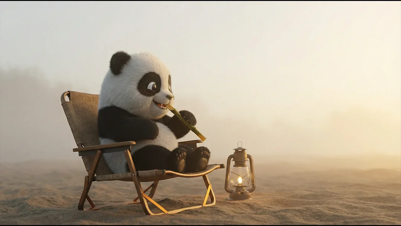 M8 — Panda — Camping Mode scene exploration 08